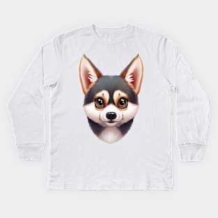 Fur-endly Alaskan Klee Kai Kids Long Sleeve T-Shirt